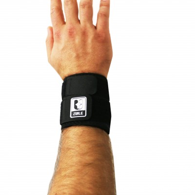 Glove wrist wrap for compression